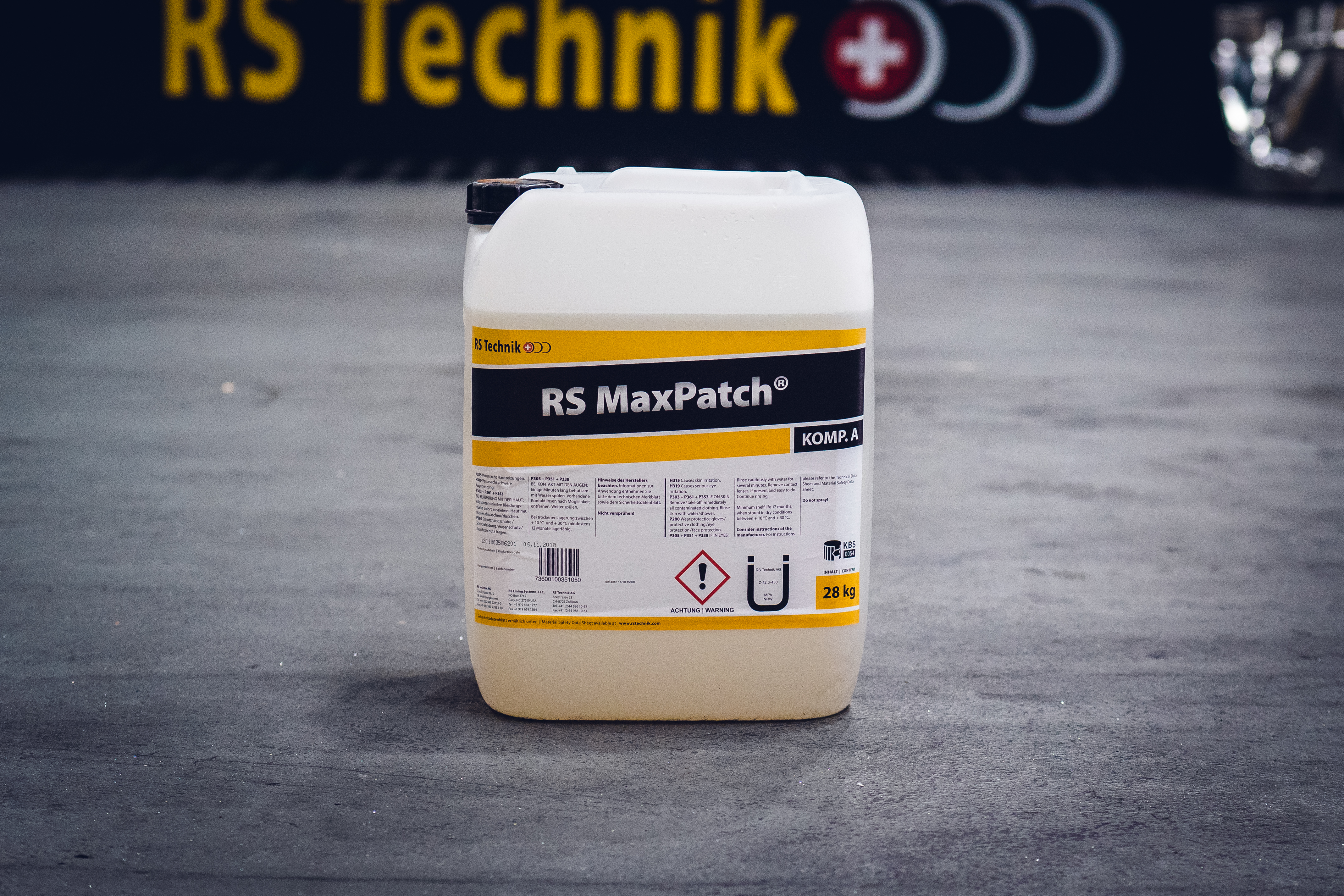 RS Max Patch Komp. A (Harz) 28 kg Gebinde RS Max Patch Komp. A (Harz) 28 kg Gebinde