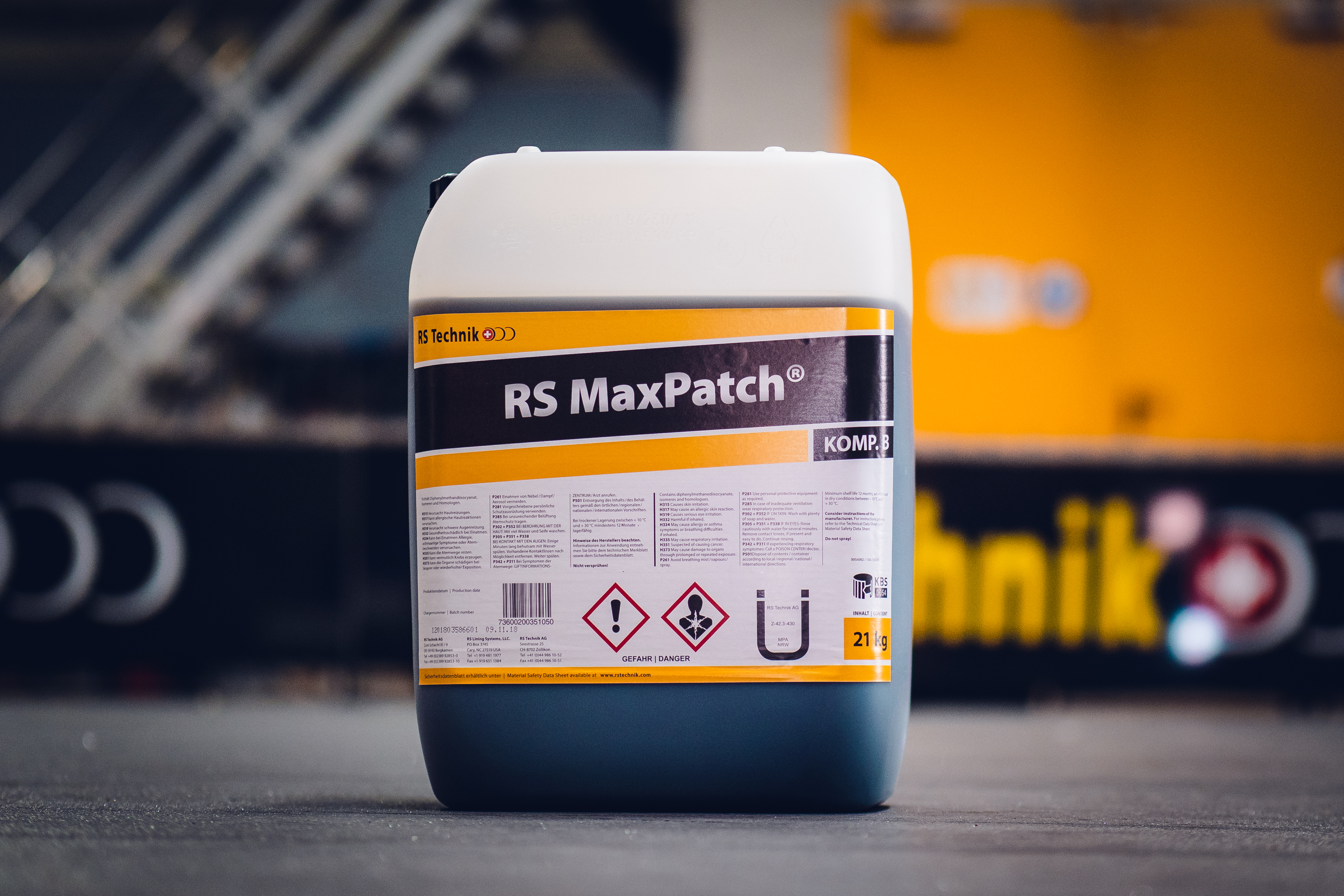 RS Max Patch Komp. B (Harz) 21 kg Gebinde RS Max Patch Komp. B (Harz) 21 kg Gebinde