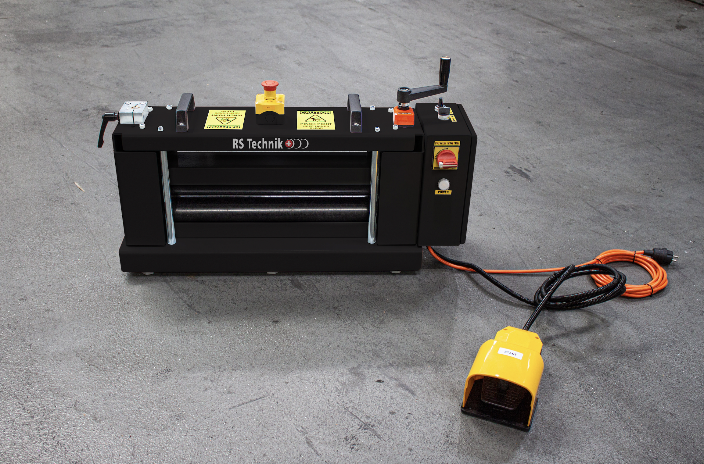 RS Kalibrierwalze DN300, transportabel+elektrisch RS Kalibrierwalze DN300, transportabel+elektrisch